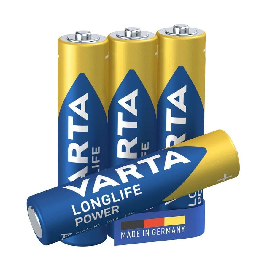Varta 4903 Longlife Power AAA İnce Kalem Pil 4lü Blister - Görsel 2