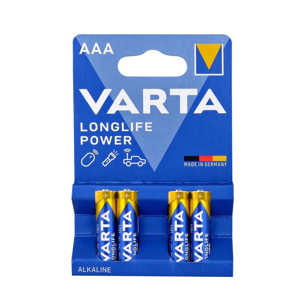 Varta 4903 Longlife Power AAA İnce Kalem Pil 4lü Blister