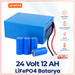 24V 12Ah LiFePO4 Batarya
