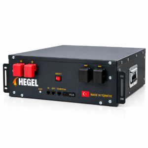 Hegel 51.2V 100Ah LiFePO4 Lityum Akü | WiFi + Bluetooth | 5.12 kWh